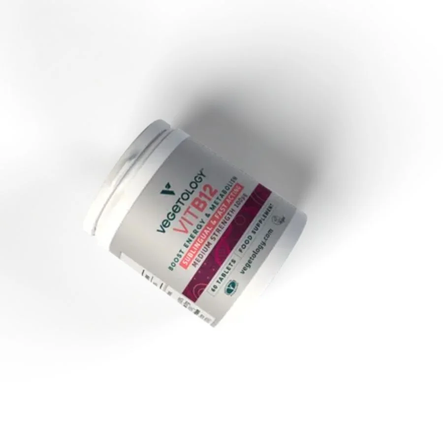 Vegetology Vitamín B12 pod jazyk, 100µg 60 tabliet