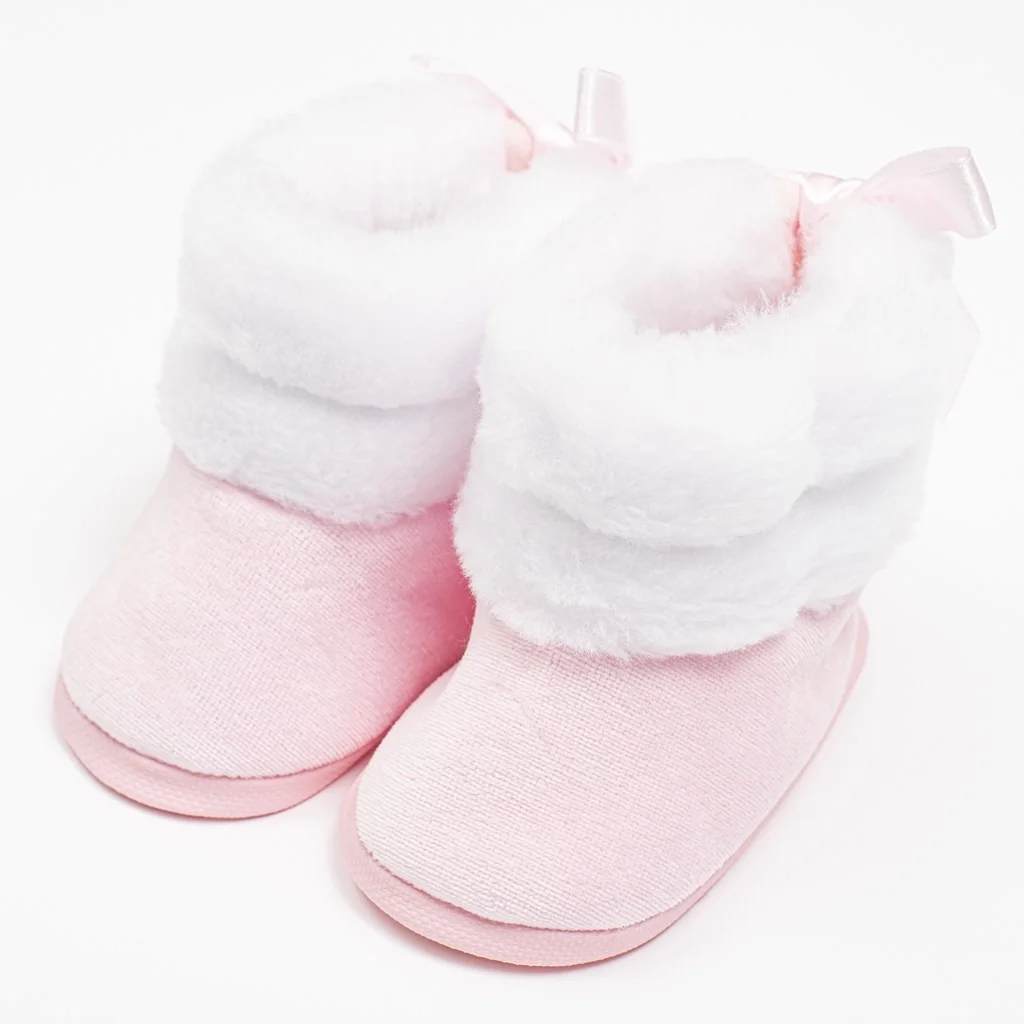 Dojčenské zimné kozačky New Baby ružové 6-12 m 6-12 m, 20C54531