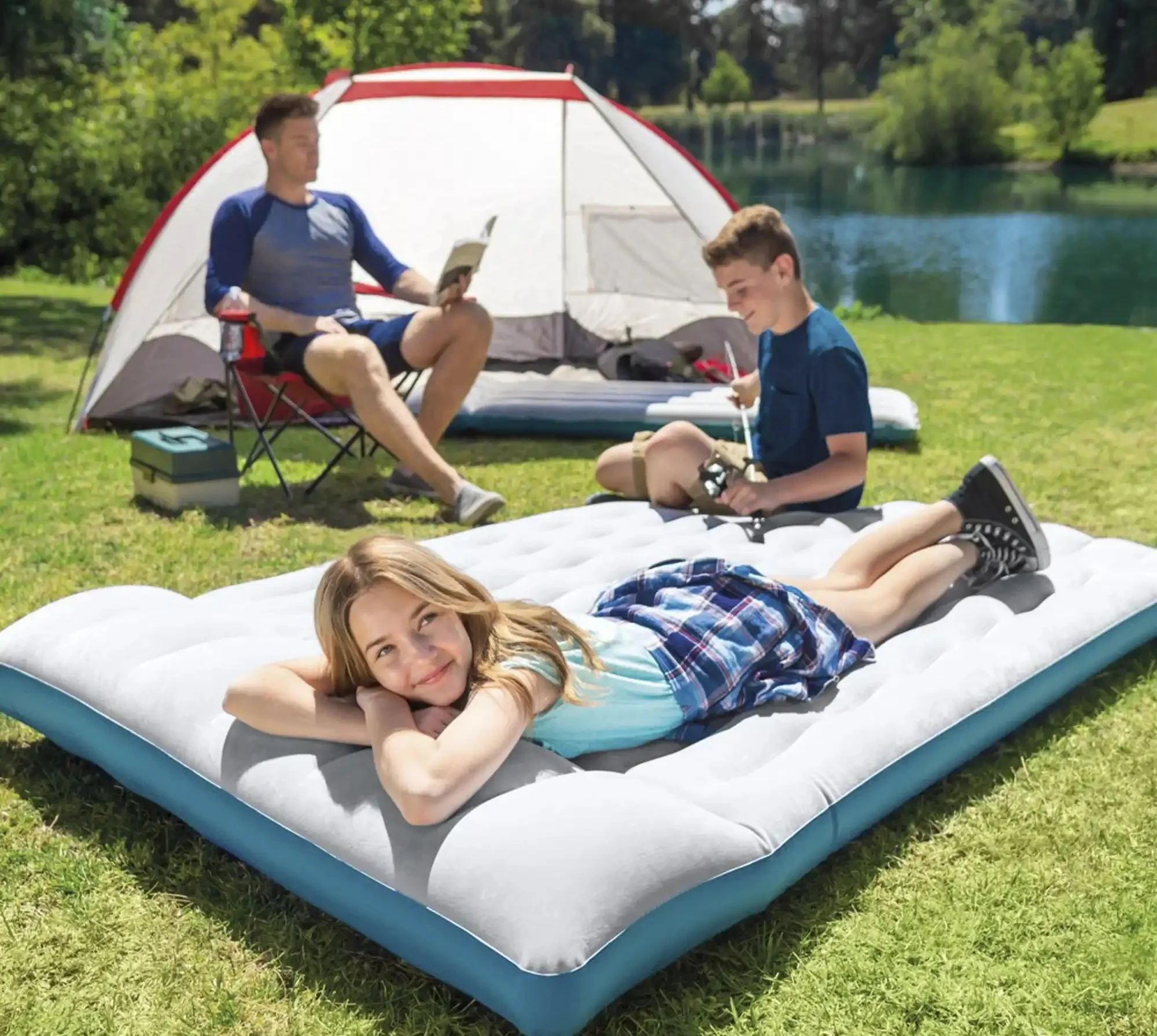 Intex 67999 Nafukovacia posteľ Camping 193x127x24cm