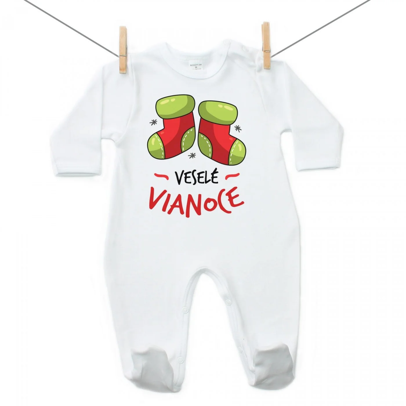 Boodyy Overal Veselé Vianoce Veľkosť: 98