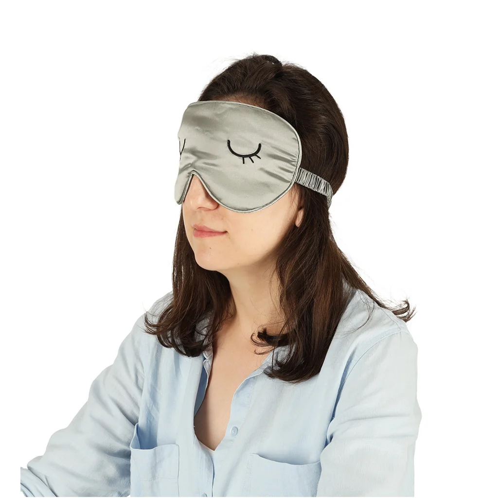 MG Sleeping Blindfold maska na spanie, sivá