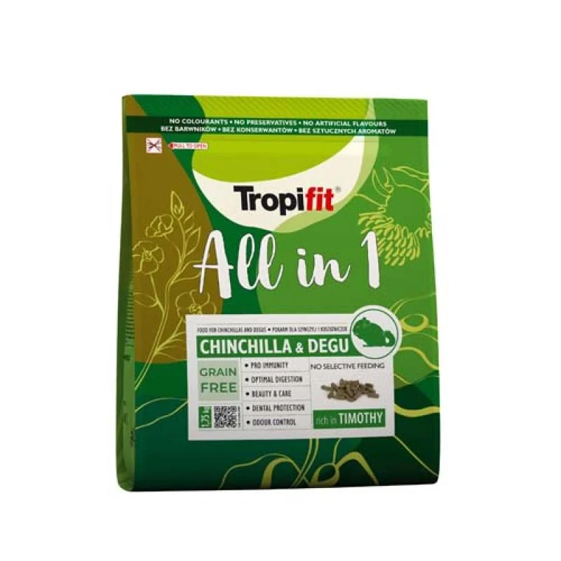 TROPIFIT ALL IN 1 Chinchilla & Degu 1,75kg krmivo pre činčily a degu