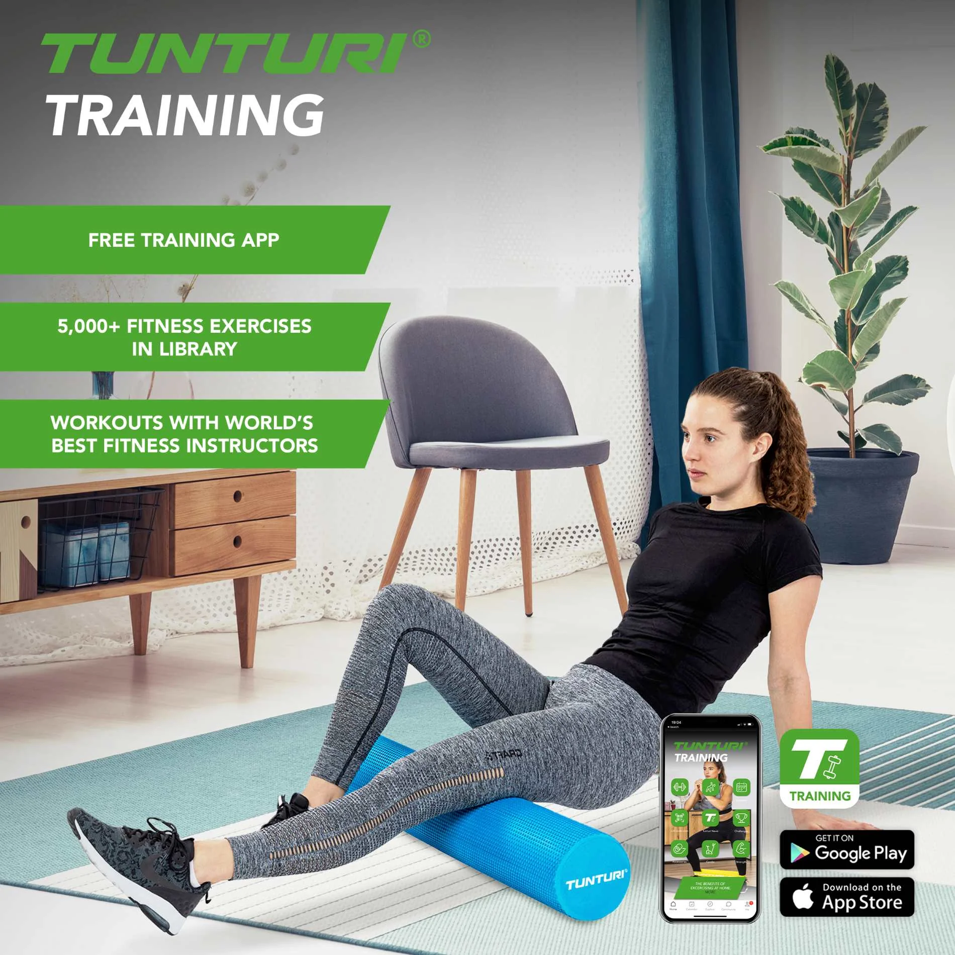 Masážny valec roller EVA 90 cm