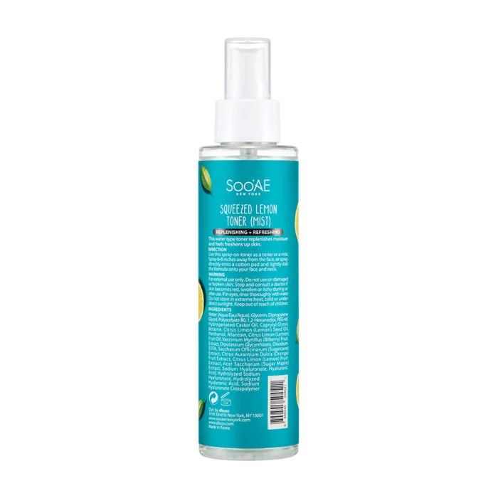 SQUEEZED LEMON TONER V SPREJI 150ml 1×150 ml, toner v spreji