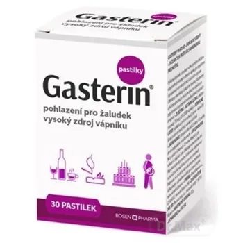 GASTERIN pastilky - RosenPharma 1×30 ks, žuvacie pastilky
