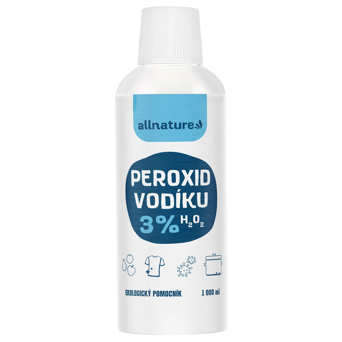 Allnature Peroxid vodíka 3% 1×1000 ml, peroxid vodíka