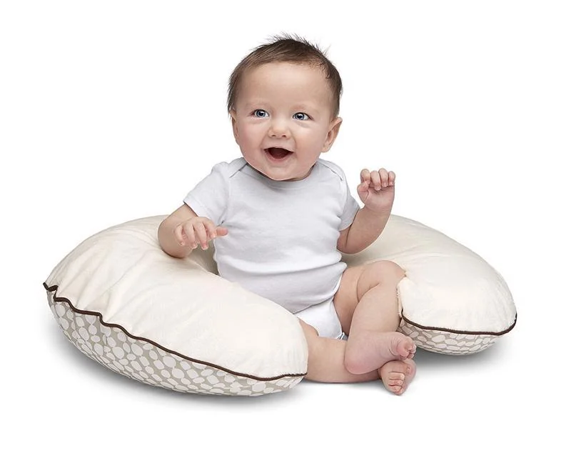 Chicco Vankúš na dojčenie Boppy velur/bavlna - Cream Life Tree 1×1ks
