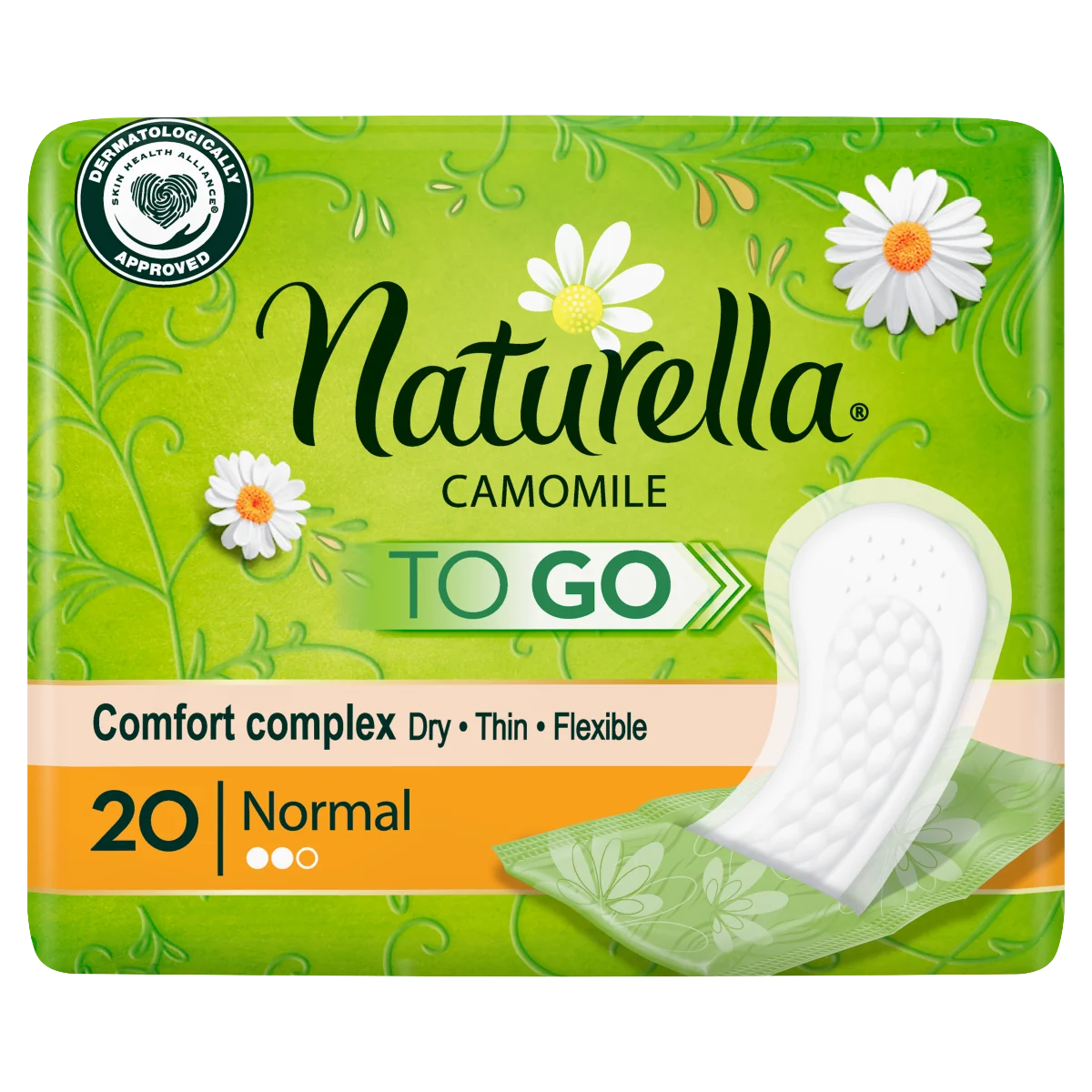 Naturella Intímky Normal To Go (individually wrapped) 1×20ks, vložky