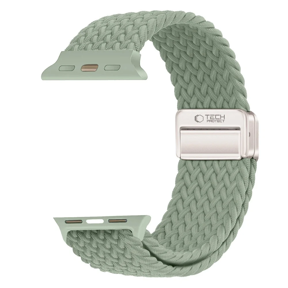 Tech-Protect Nylon Mag remienok na Apple Watch 44/45/46/49mm, pistachio