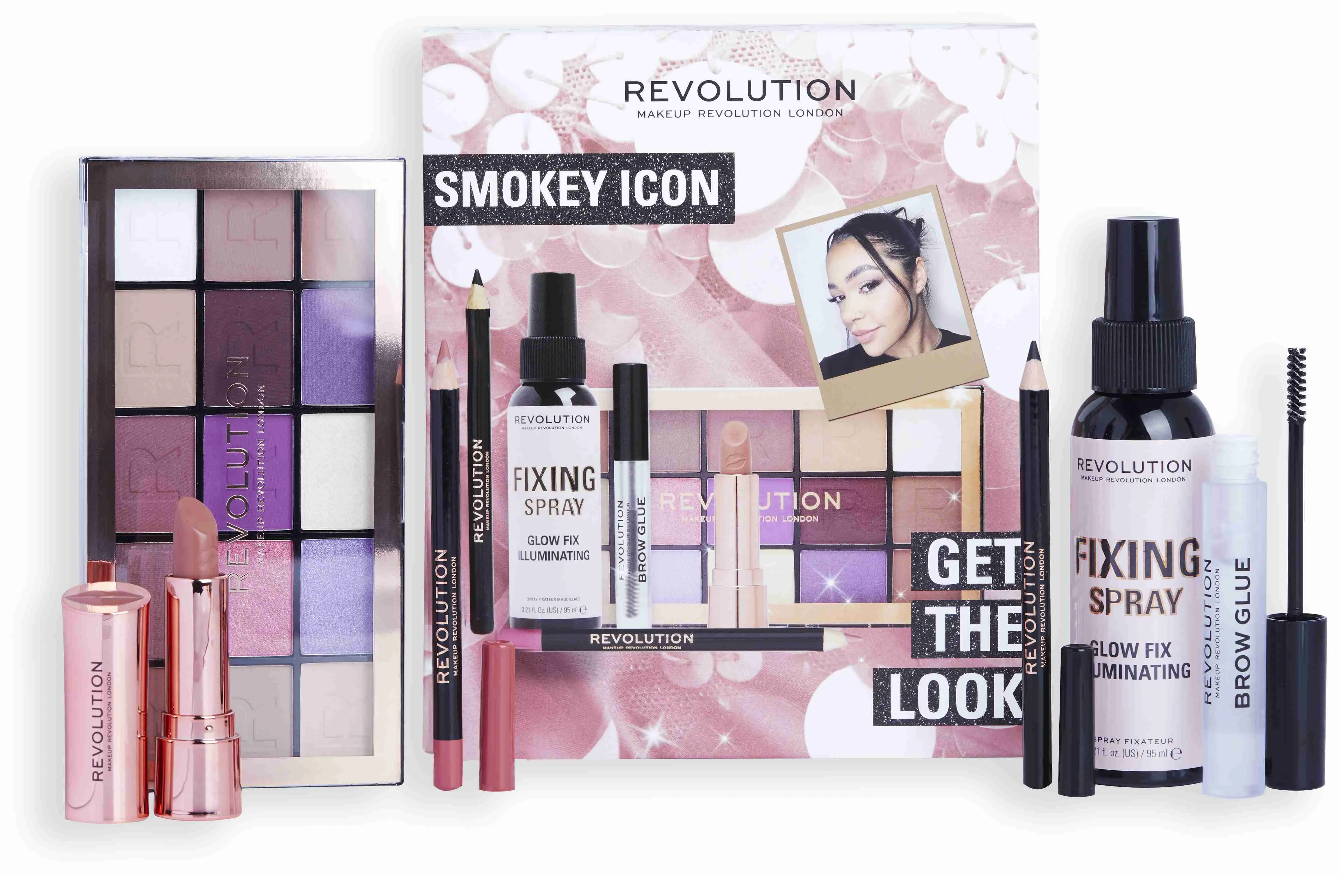 Revolution, Get The Look Gift Set Smokey Icon 1×1 set, darčeková sada