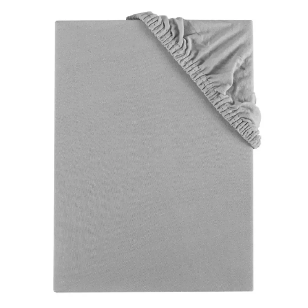 EMI Plachta posteľná sivá jersey 1×1ks, plachta na posteľ