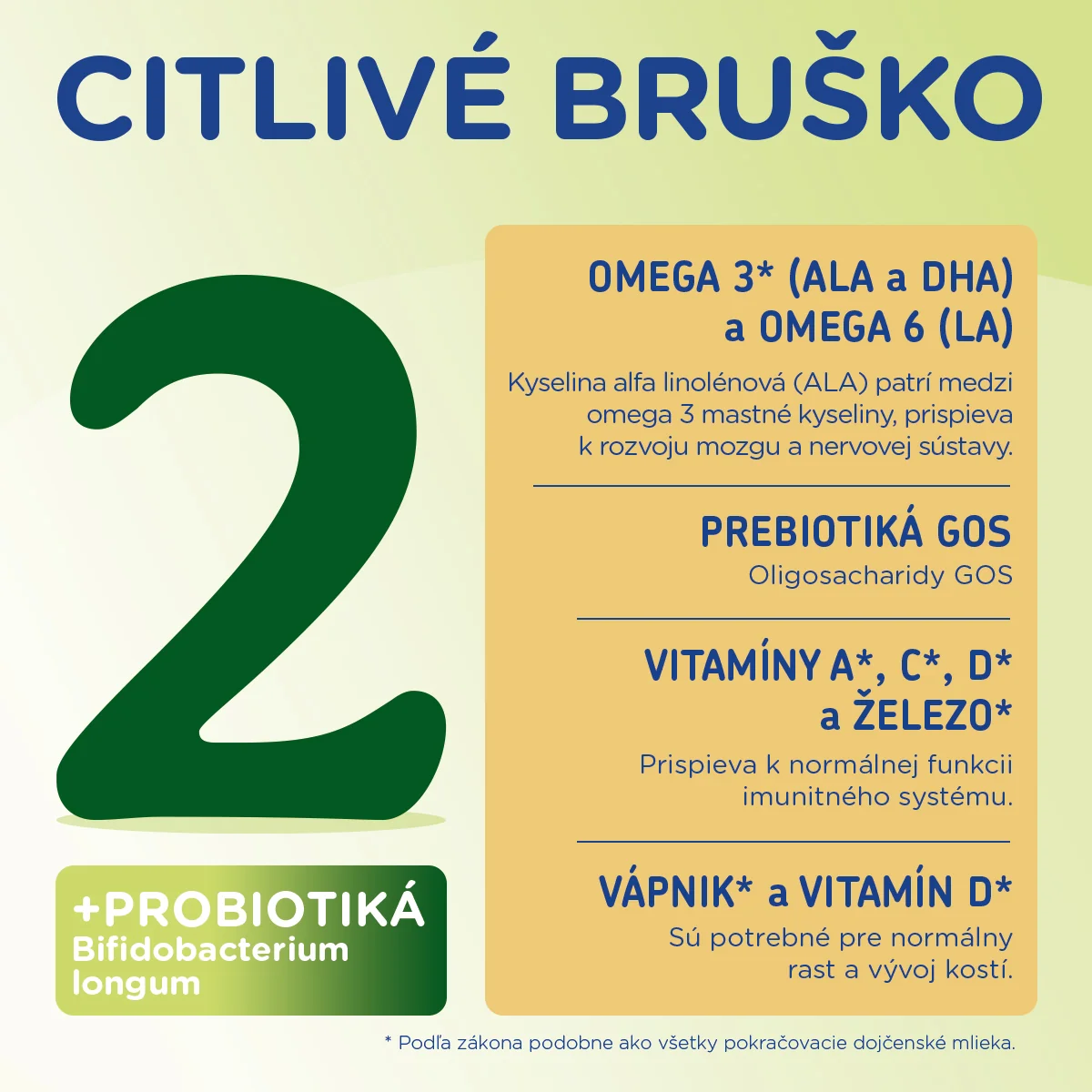 Sunar Sensitive 2, následné dojčenské mlieko 500 g 1 x 500 g, dojčenská výživa pre dojčatá od narodenia