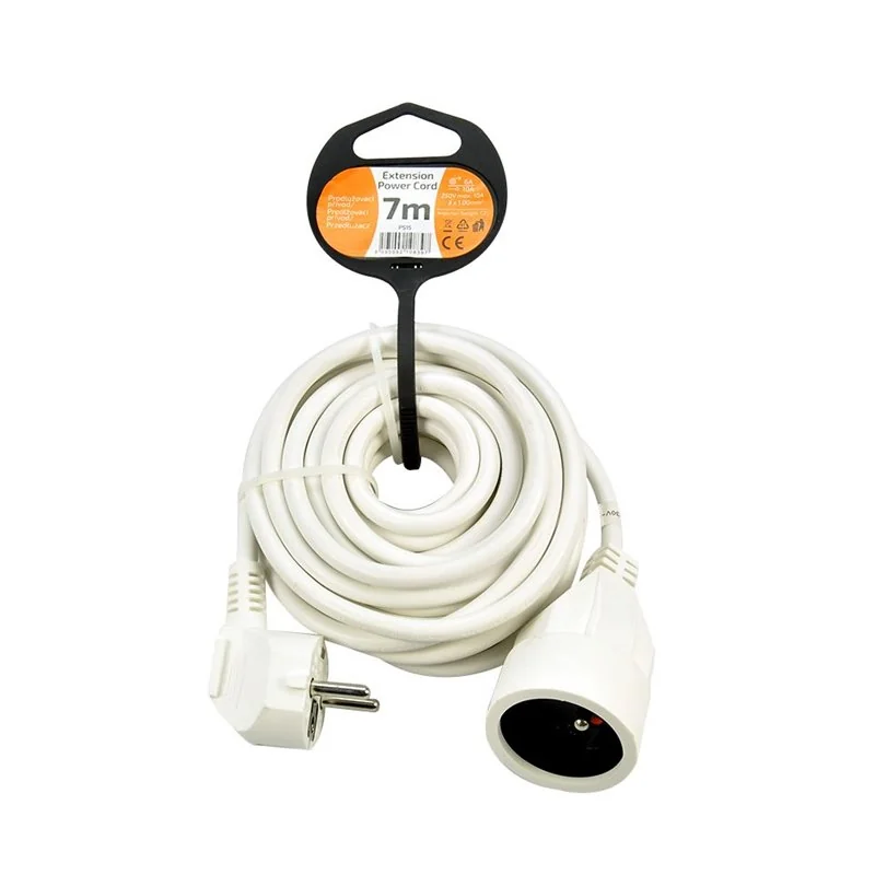 Predlžovací kábel 7m/1z 3x1mm SOLIGHT PS15