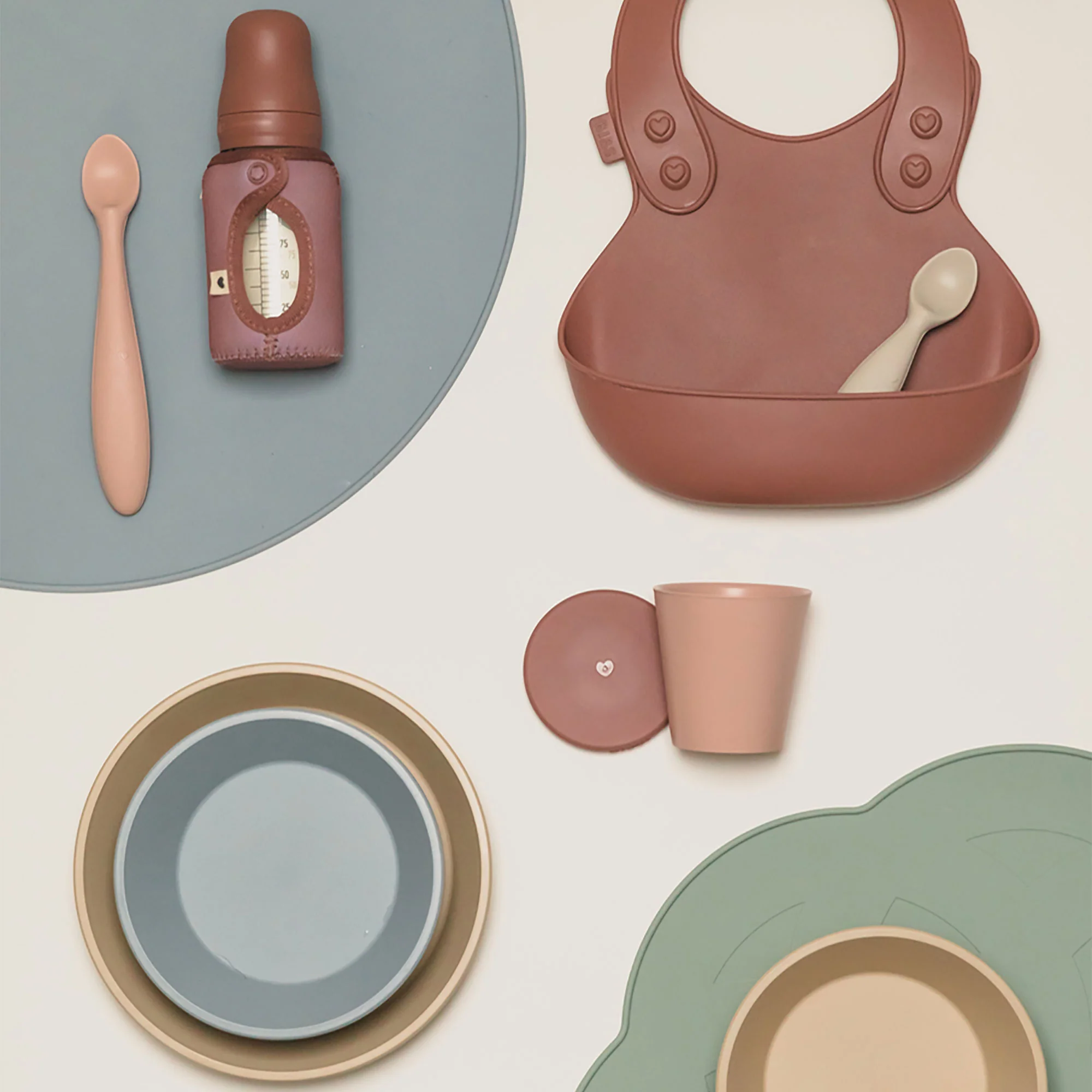 BIBS silikónové prestieranie Classic Sage