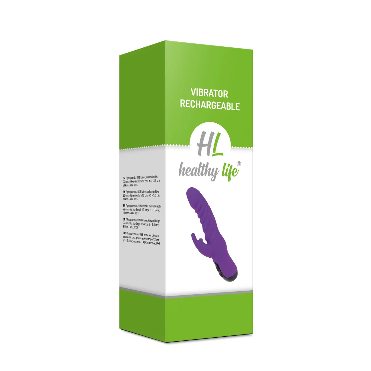 Healthy Life - Duálny vibrátor Pygmalion fialový 1×1 kus, vibrátor duálny