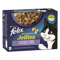 FELIX Sensations Jellies jahňacie/makrela/treska/morka v och. Želé (12x85g)