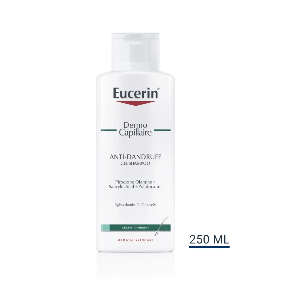 Eucerin DermoCapillaire proti mastným lupinám 1×250 ml, šampón