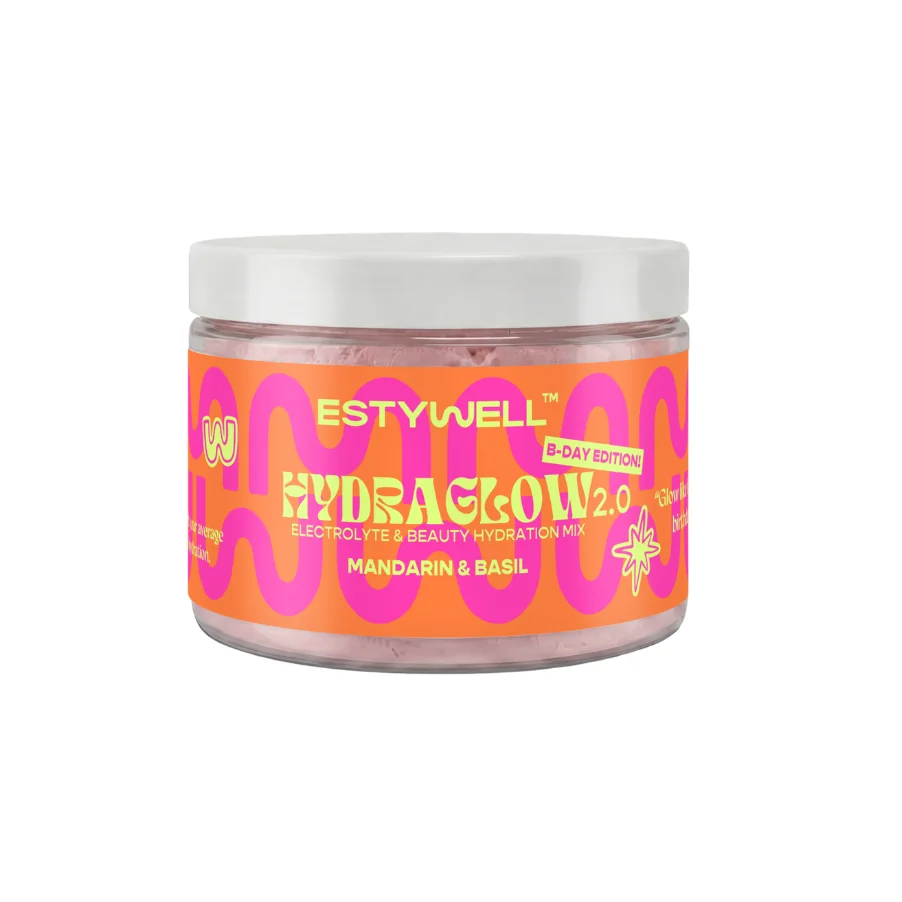 HYDRAGLOW 2.0 Elektrolyty Mandarínka & Bazalka 300 g