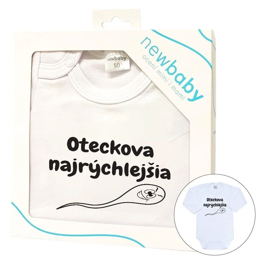 Body s potlačou som vaše splnené prianie - darčekové balenie, vel. 56 (0-3m)