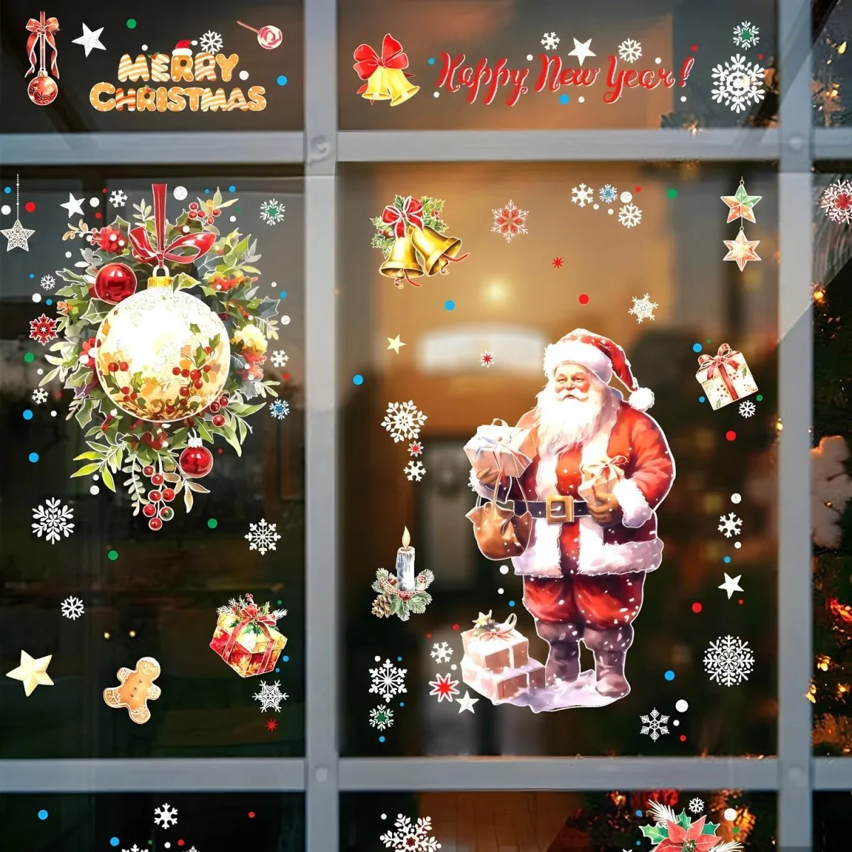 Samolepka na stenu/Tapeta Merry Christmas/Typ2