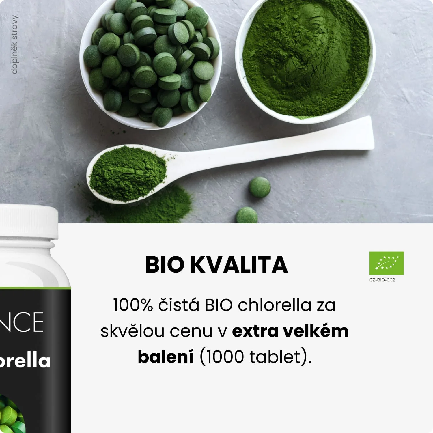 ADVANCE Chlorella BIO 1000 tabliet 1×1000 tbl, výživový doplnok