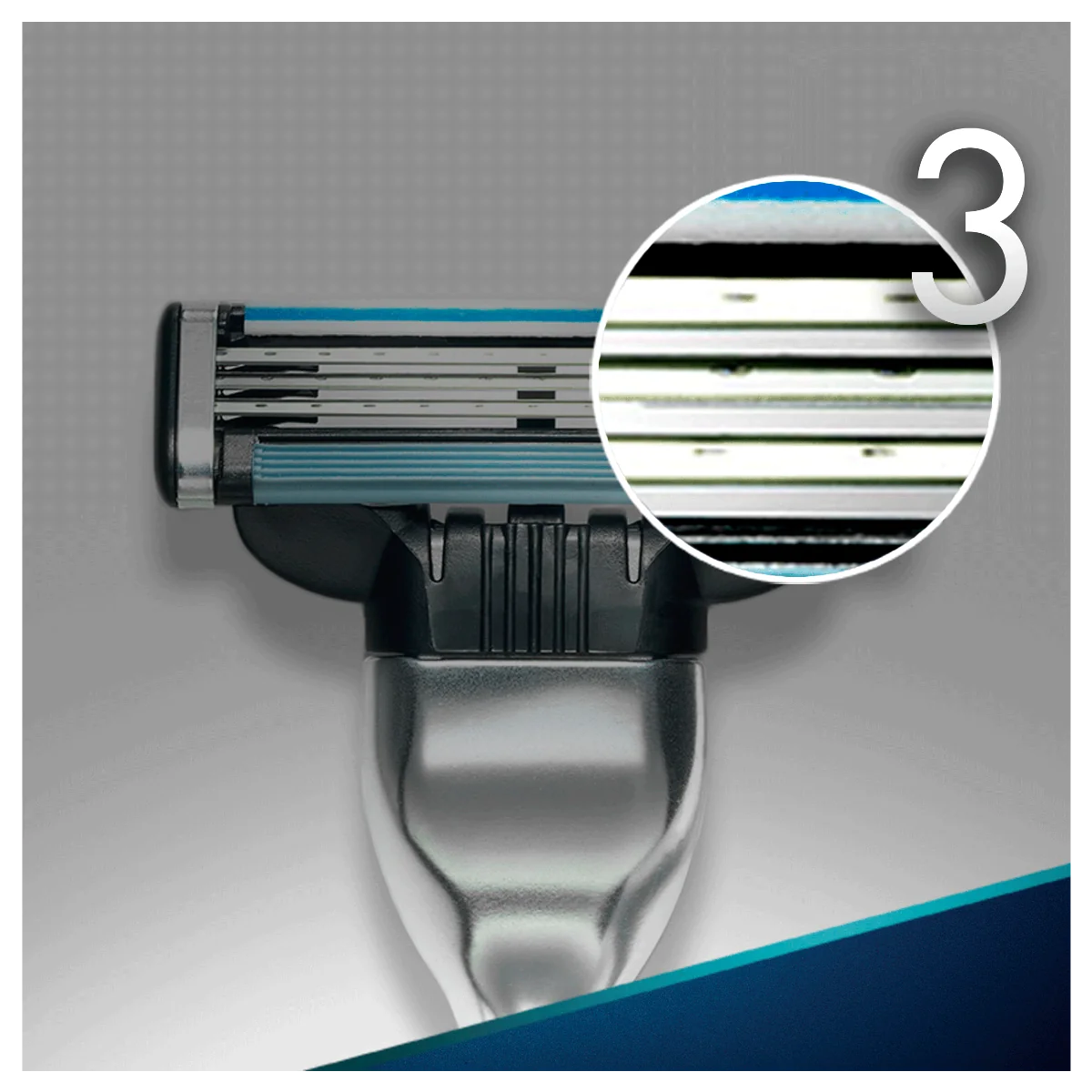 Gillette Mach3 Strojček + 2 NH 1×1 set, holiaci strojček s náhradnými hlavicami