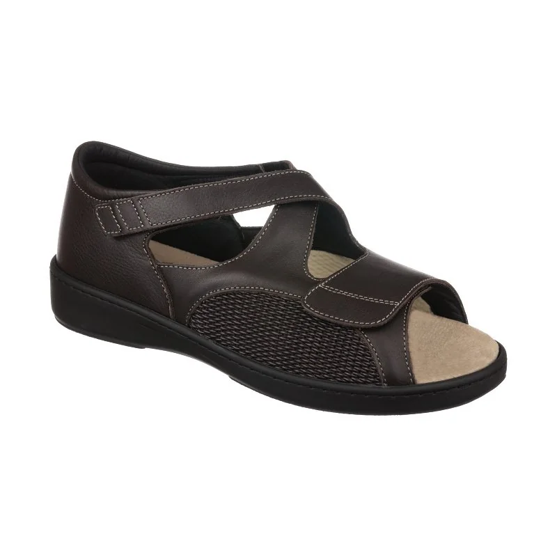 Zdravotné sandále AWELL unisex, hnedá, veľkosť: 44