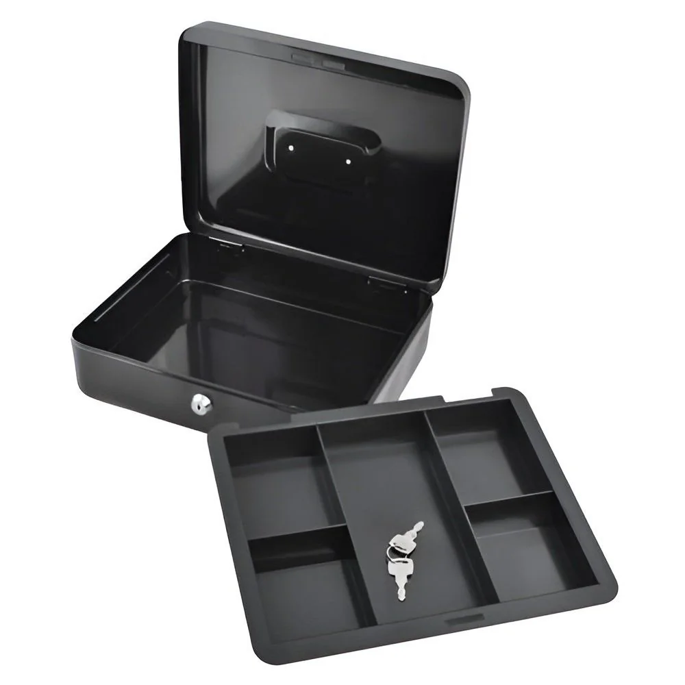 MG Money Box trezor na kľúč 30x24 cm, čierny