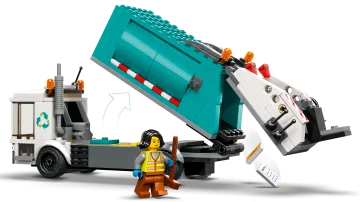 LEGO® City 60386 Smetiarske auto 1×1 ks, lego stavebnica