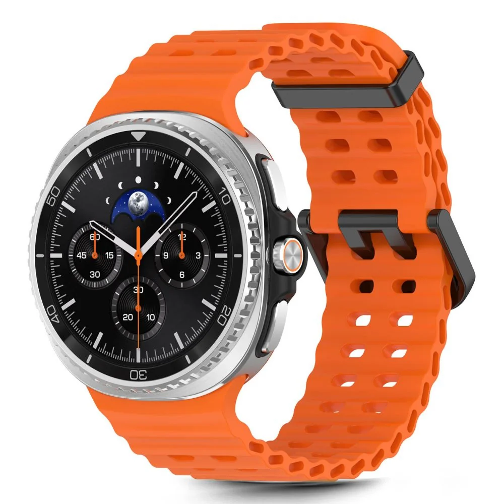 Tech-Protect Iconband Pro remienok na Samsung Galaxy Watch 8 / Classic (40/44/46mm), sunburst orange (40/44/46mm), sunburst orange