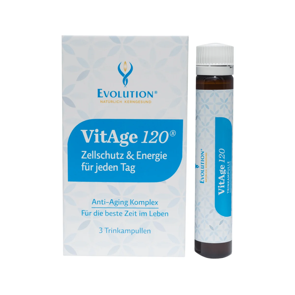 Evolution VITAGE 120 3 ampulky Energia a vitalita, ochrana buniek, komplexná výživa