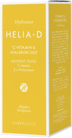 HELIA-D HYDRAMAX VITAMIN C&HYALURON DUO SERUM 30ML 1×30 ml, sérum