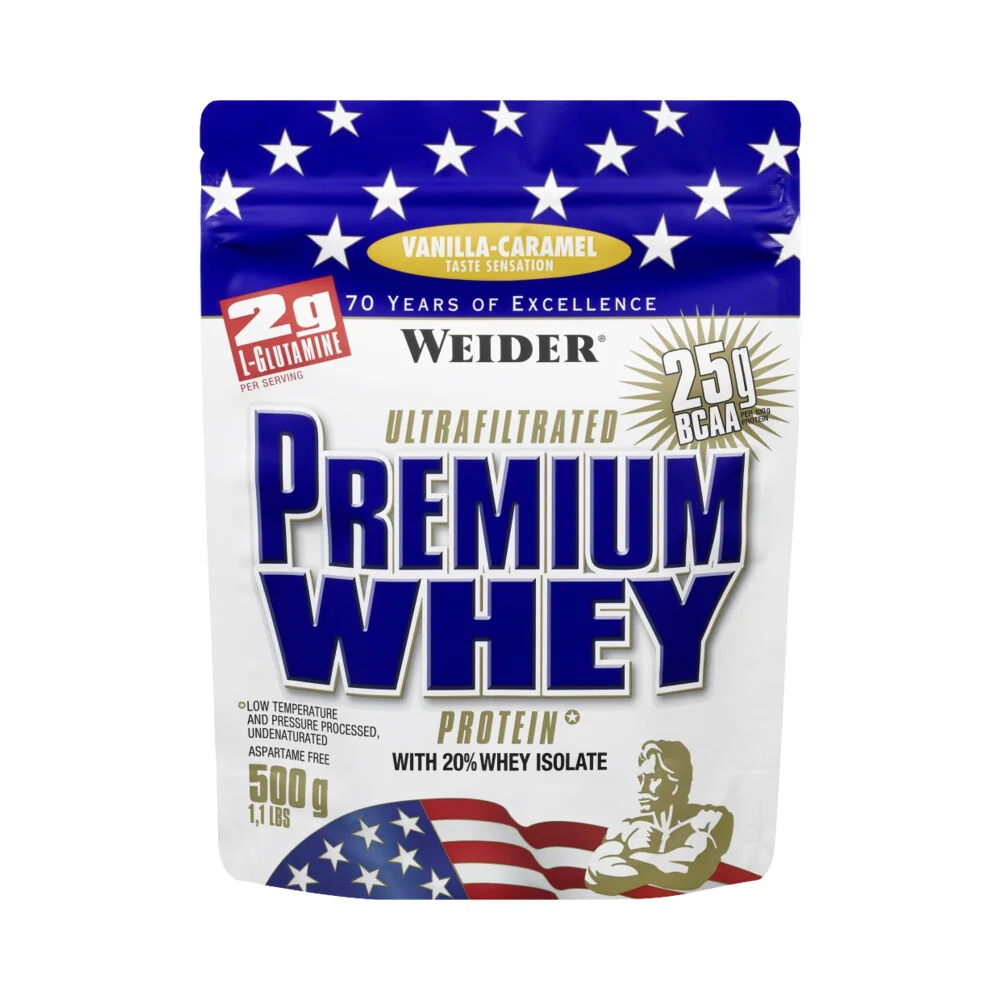 Weider Premium Whey Protein 500 g vanilka-karamel