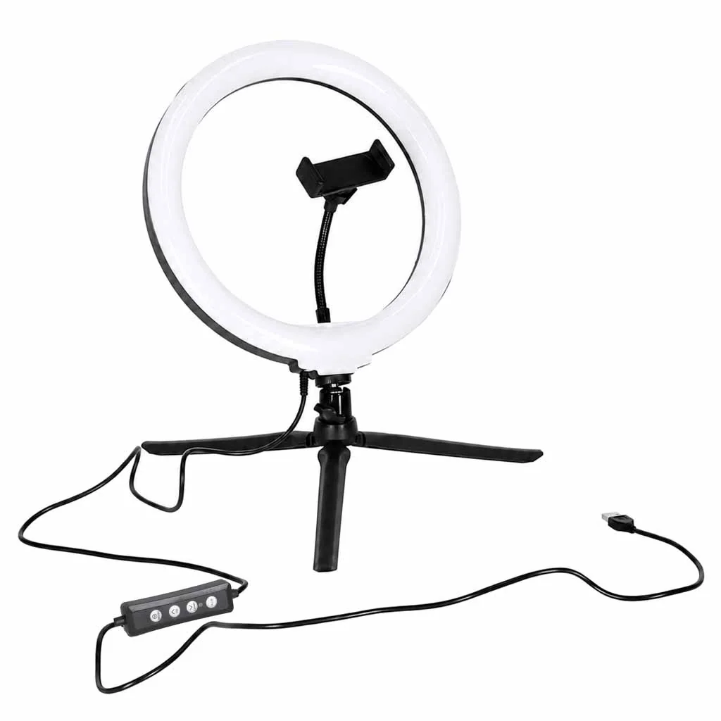 Livefy Selfie Ring Light kruhové LED svetlo, čierne