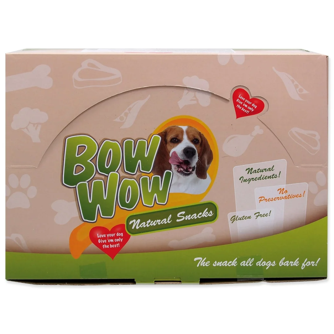 Pochúťka Mira Mar Bow Wow Natural, hovädzie a držky, tyčinky 50ks
