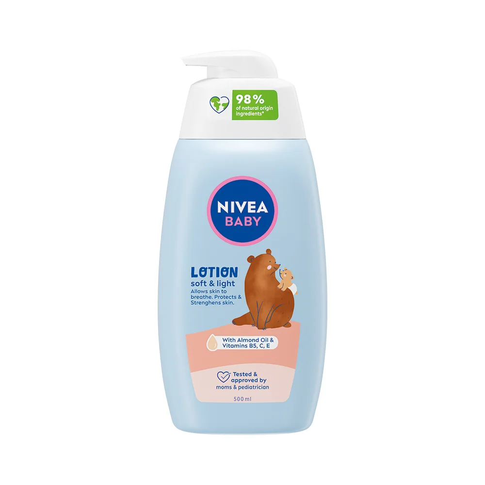 Nivea Baby Ľahké telové mlieko 1×500 ml, telové mlieko