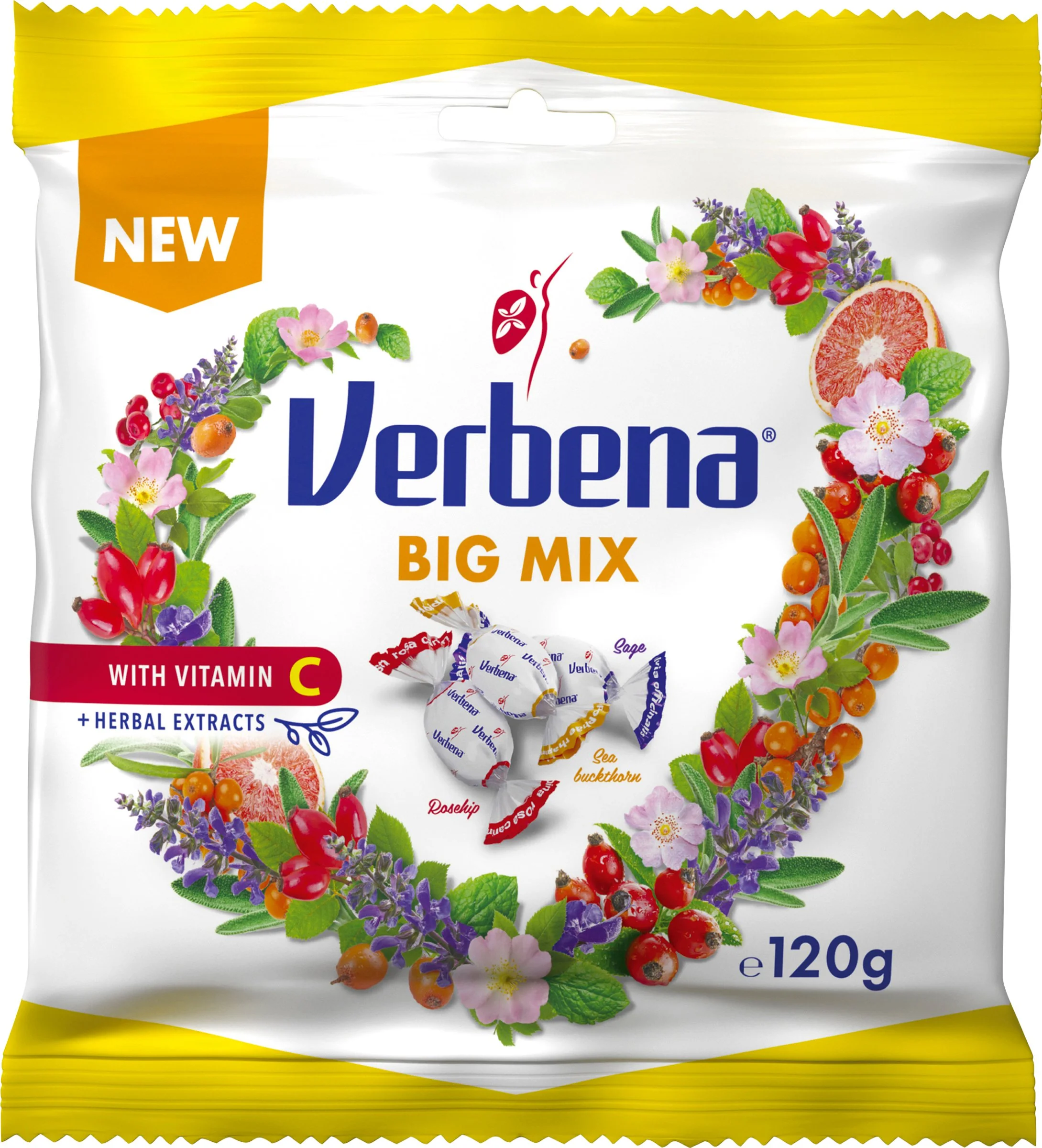 Verbena mix 1×120 g, cukríky