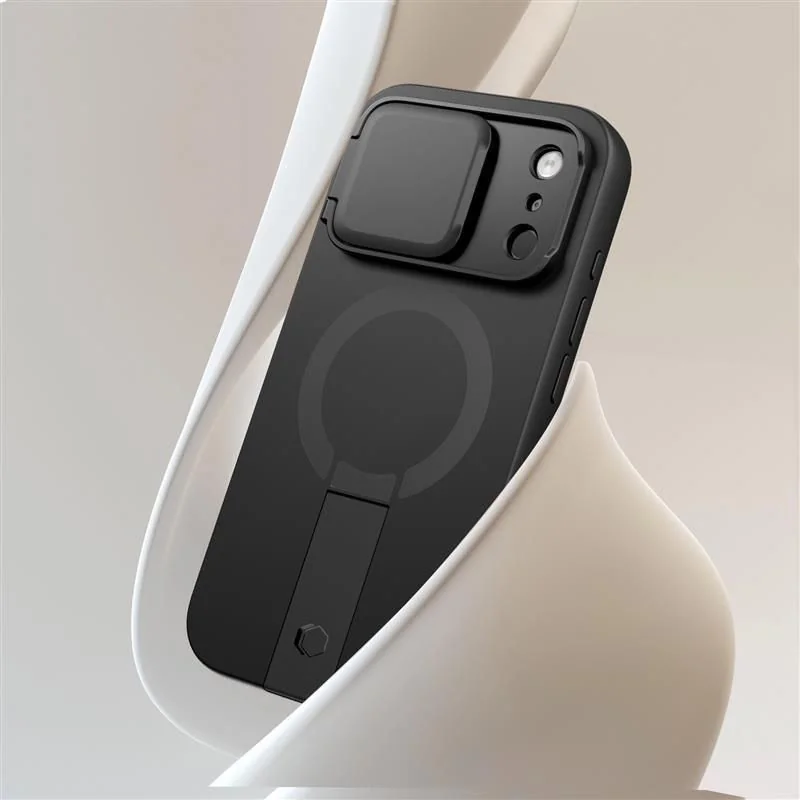 Tech-Protect Kevlar Aura MagSafe kryt na iPhone 17 Pro Max, čierny