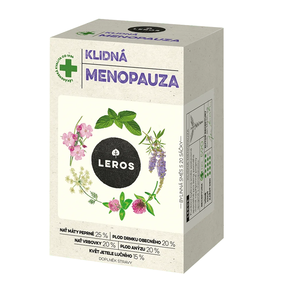 LEROS POKOJNÁ MENOPAUZA 20x1,3 g, čaj