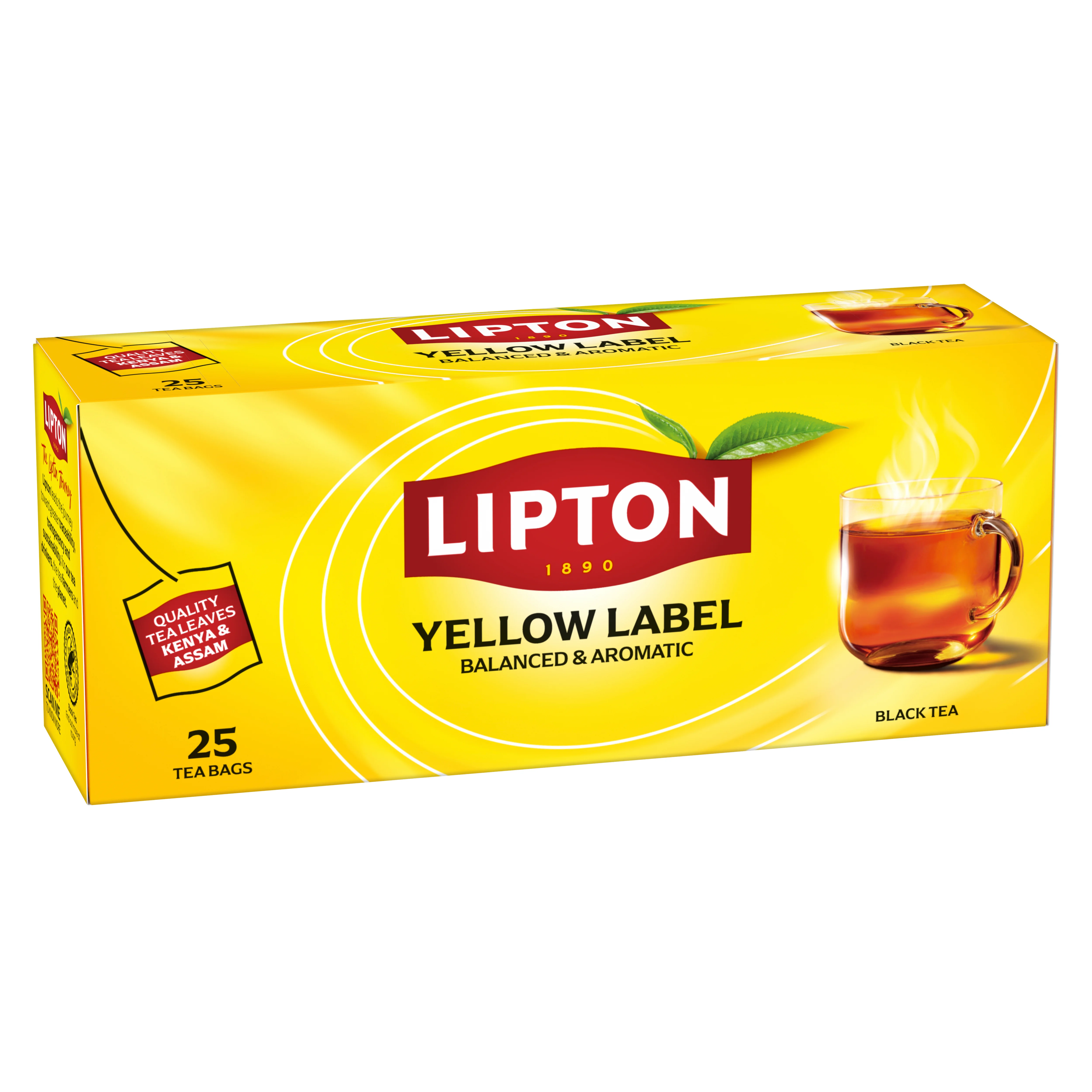 Lipton Yellow Label 25 sáčkov x2g NEW 50 g