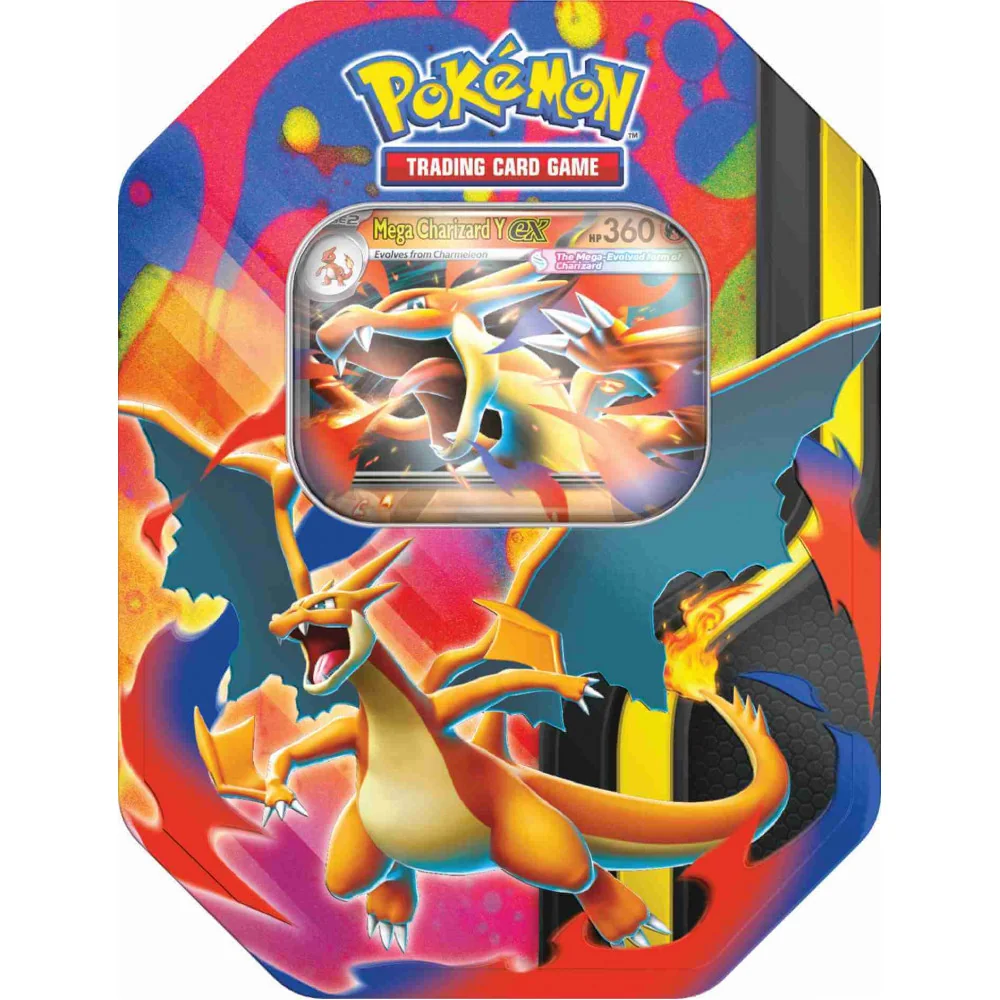 Pokémon Plechová krabička: Mega Charizard Tin-MOVEO