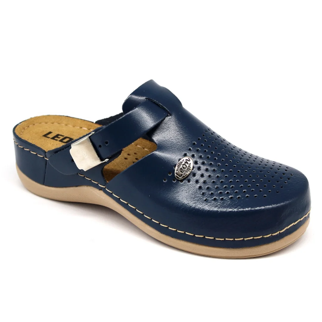 Leon 900 Dámska pracovná celokožená zdravotná obuv 36 - 22.5cm, biela, 4,5 cm