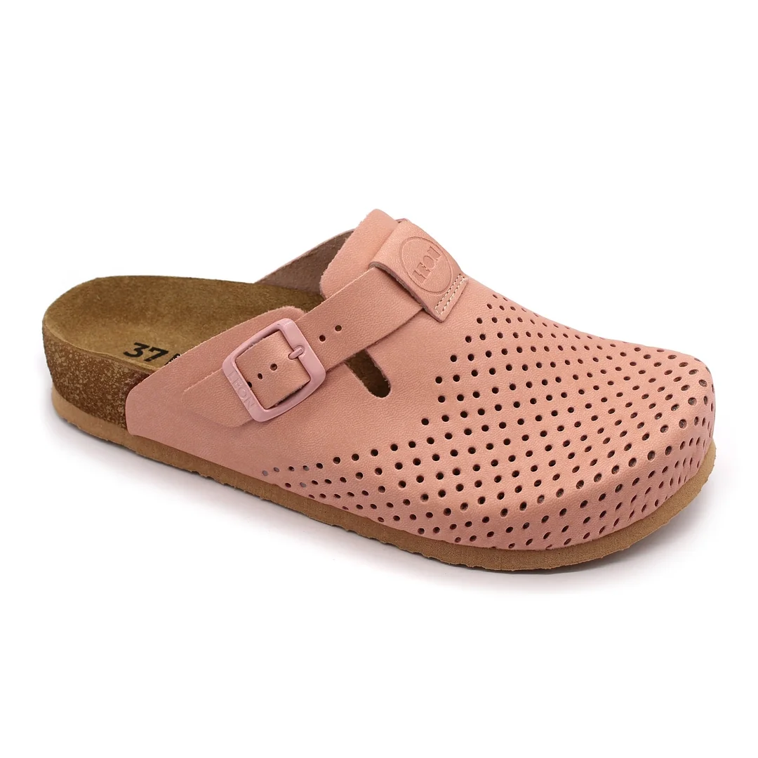 Leon 4250 Dámska zdravotná korková obuv uzavretá 37 - 24cm, perla, 2,0 cm