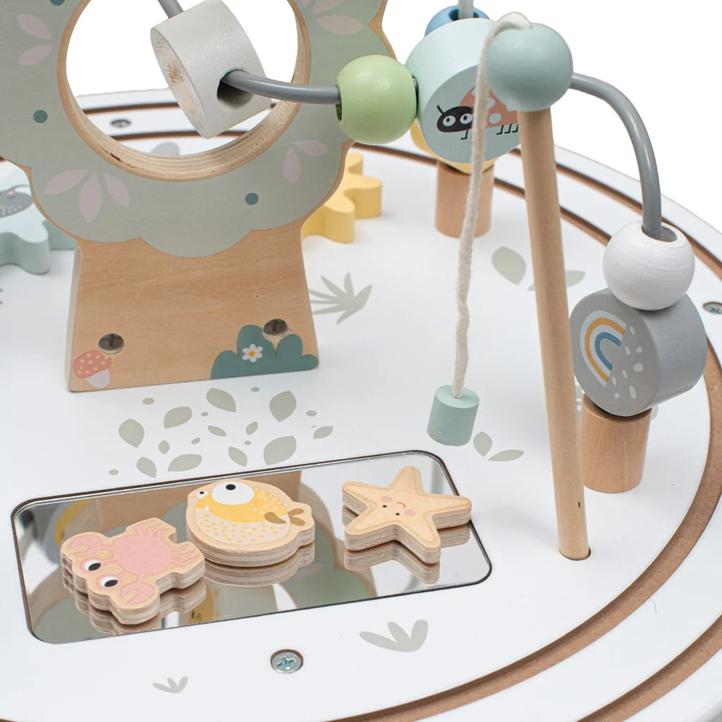 Drevený multifunkčný stolček Montessori Baby Mix , 20C58316