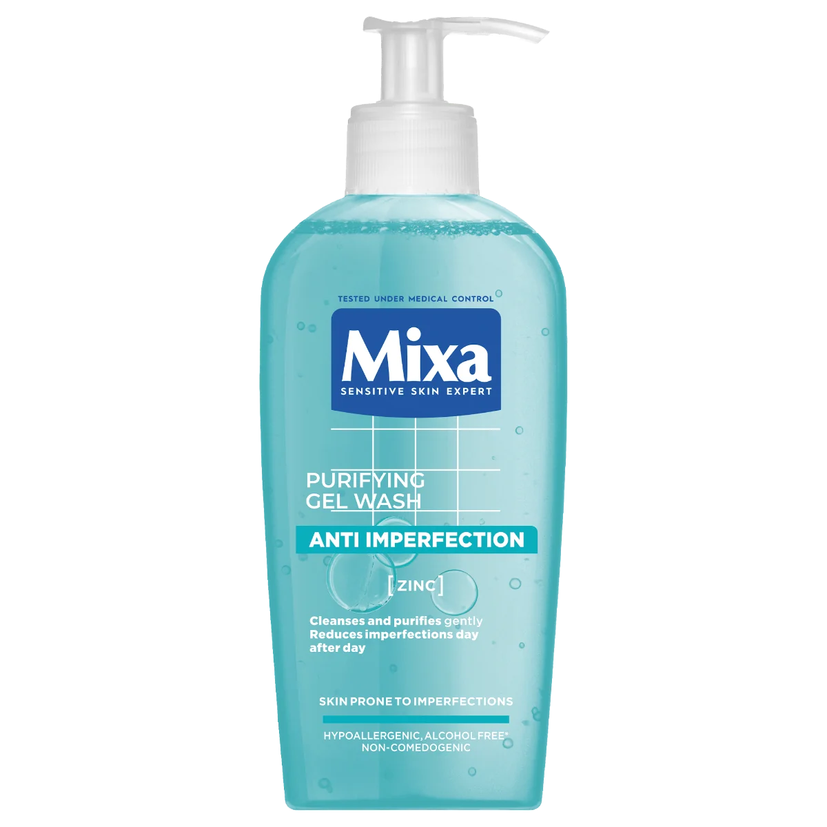 Mixa Anti-Imperfection Gentle Purifying Gel 1×200 ml, čistiaci gél
