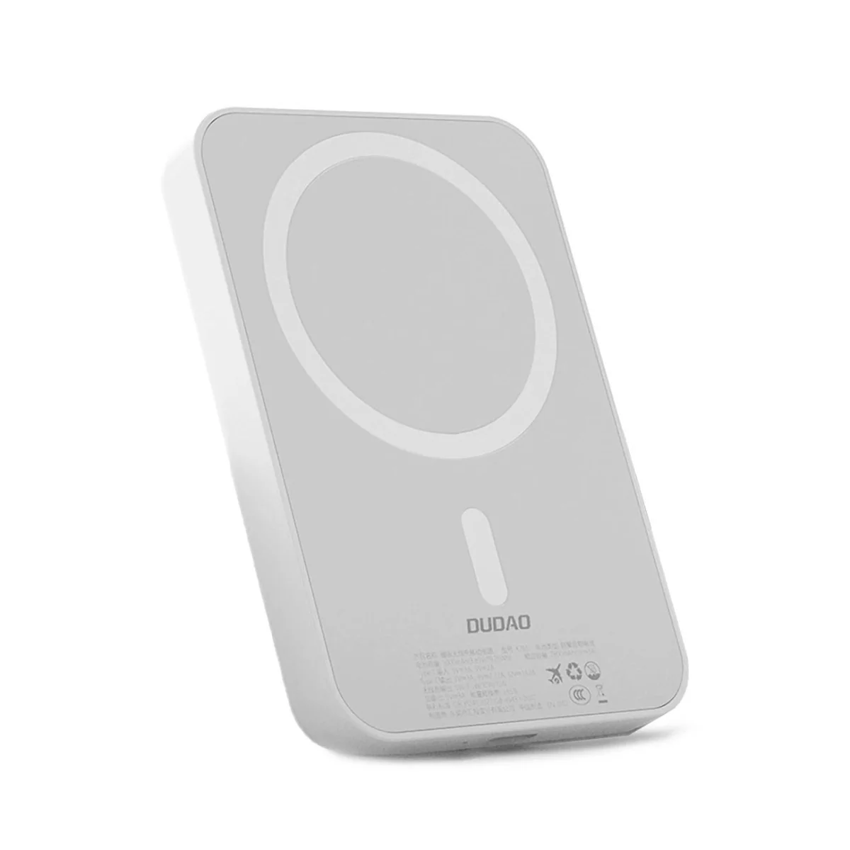 Dudao K26S MagSafe Power Bank 5000mAh USB / USB-C 20W, biely
