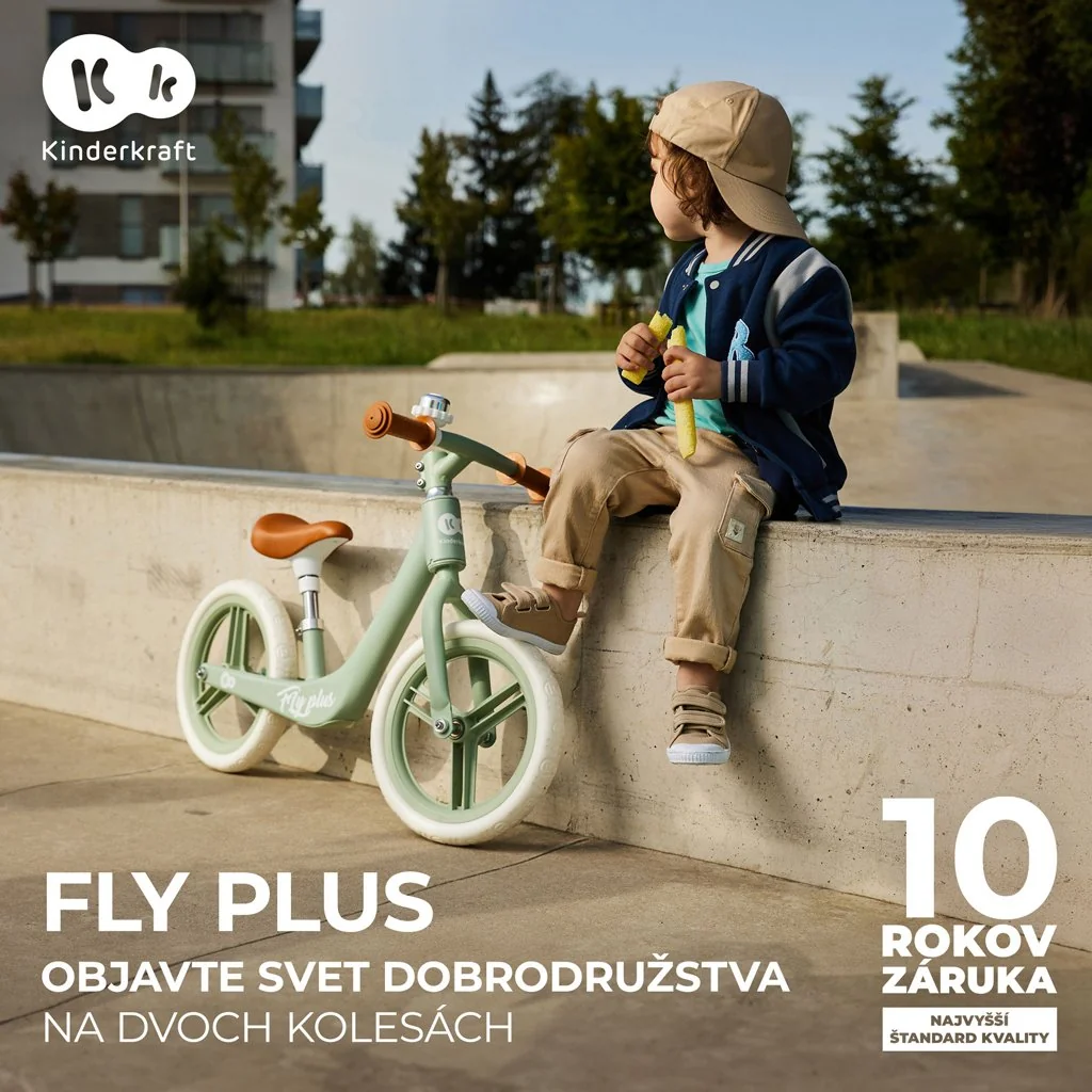 Odrážadlo Fly Plus Baby blue