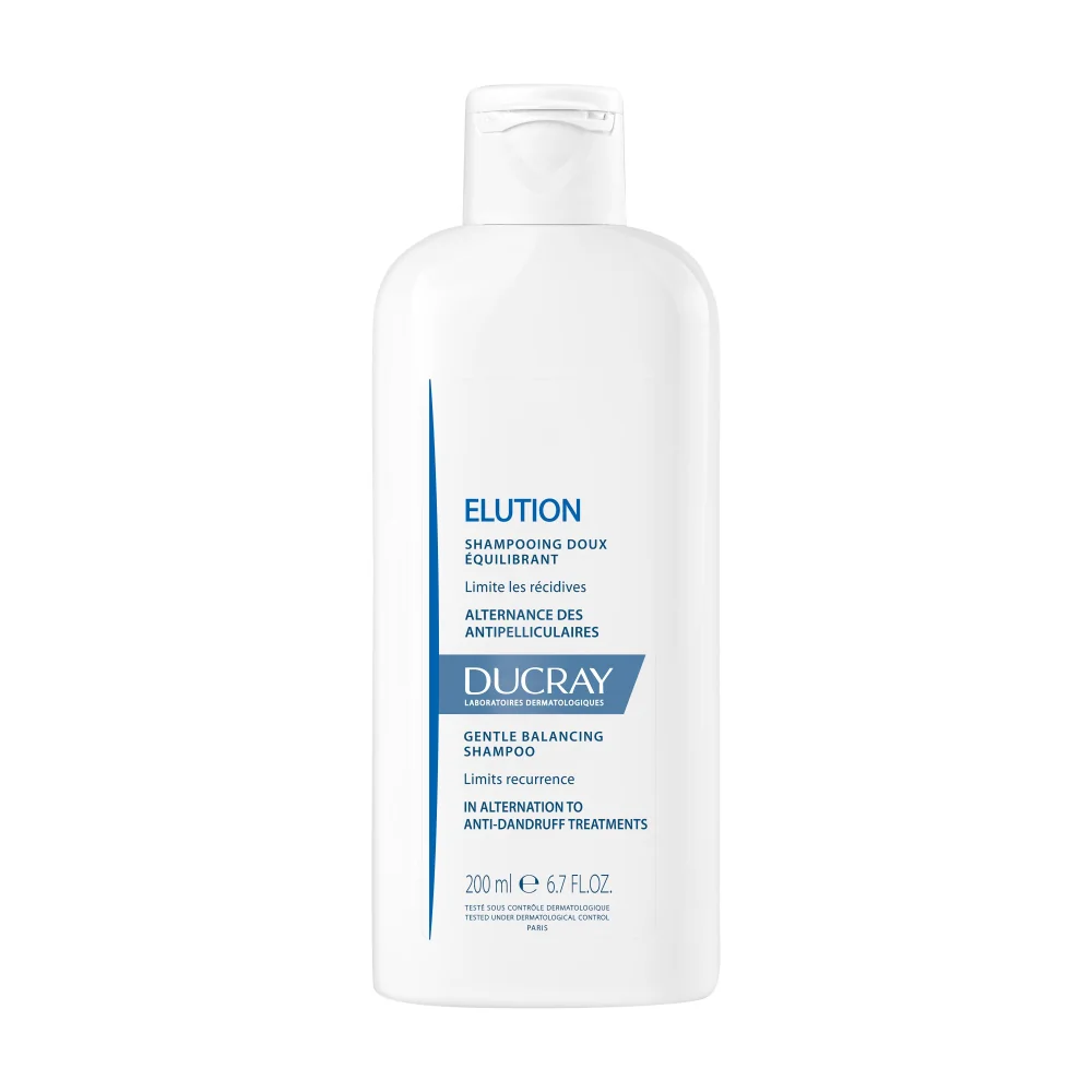 DUCRAY Elution Šampón navracajúci rovnováhu vlasovej pokožky 1×200 ml, šampón navracajúci rovnováhu vlasovej pokožke