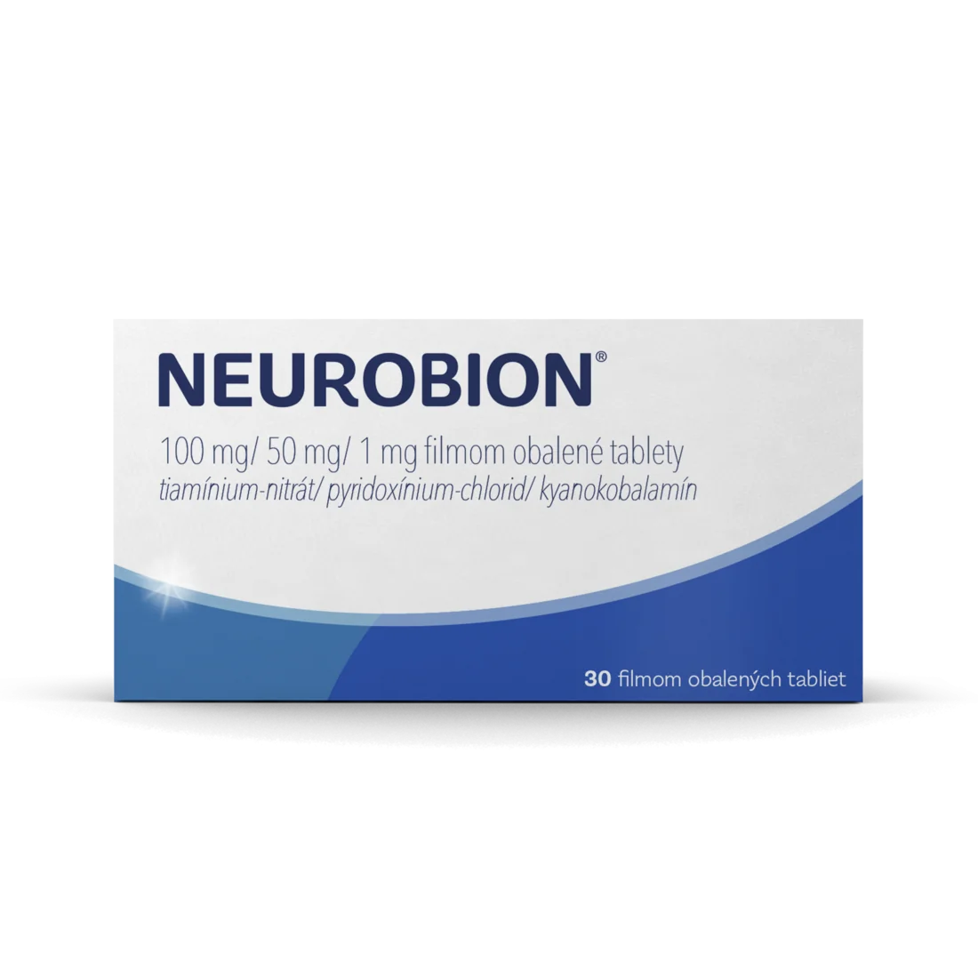 NEUROBION 100 mg/50 mg/1 mg 30 filmom obalených tabliet 1×30 tbl, liečivo