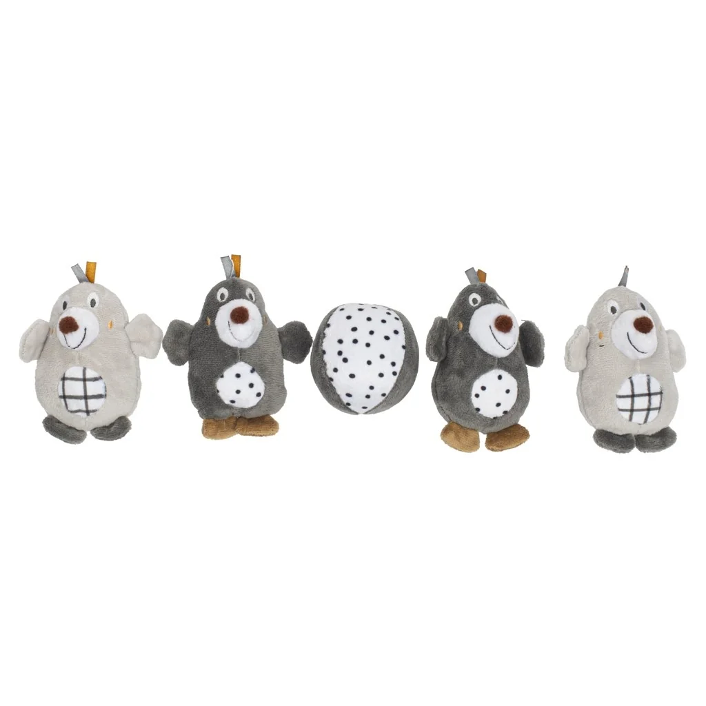 Kolotoč nad postieľku Baby Mix Krtkovia sivý , 20C53093